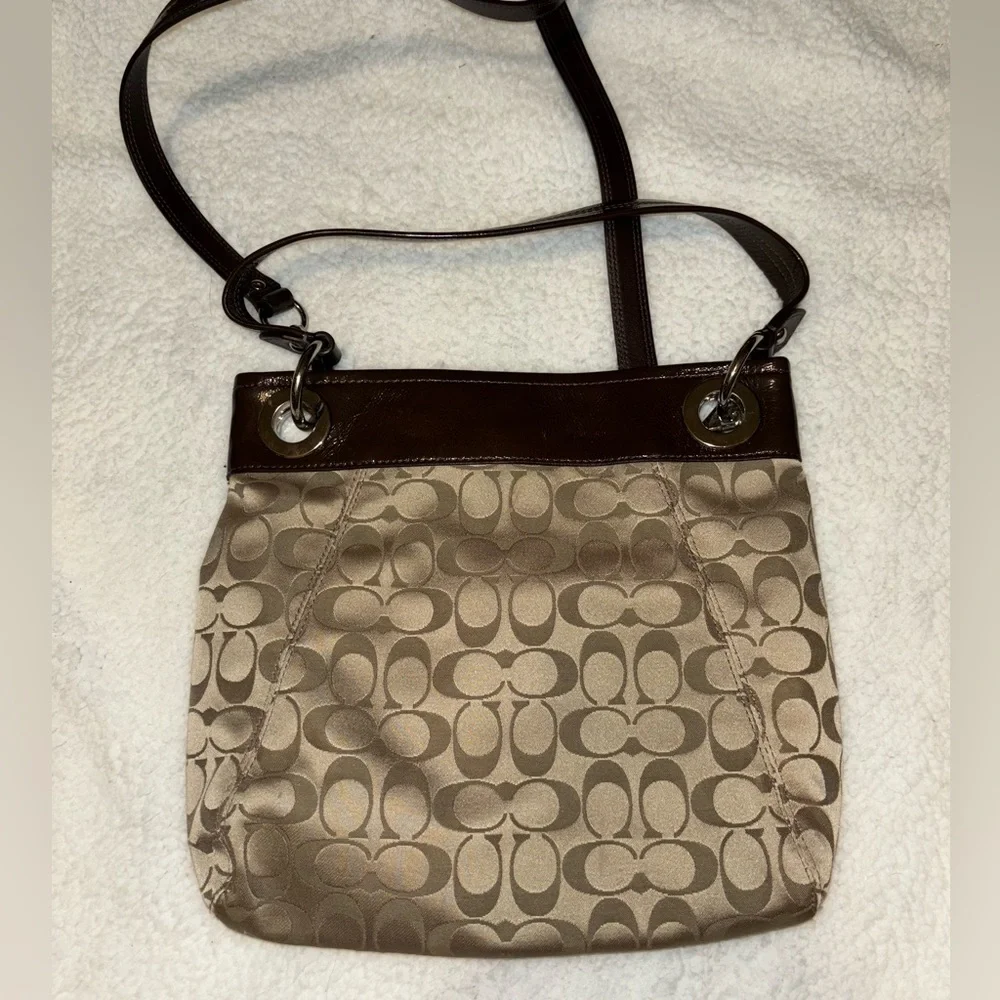 Coach Monogram Crossbody Bag - Picture 4 of 5